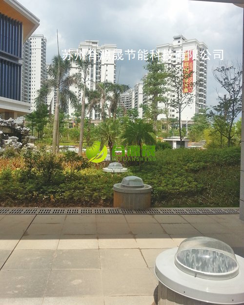 惠州博羅縣社會管理服務中心地下車庫光導筒日光照明系統(tǒng)01